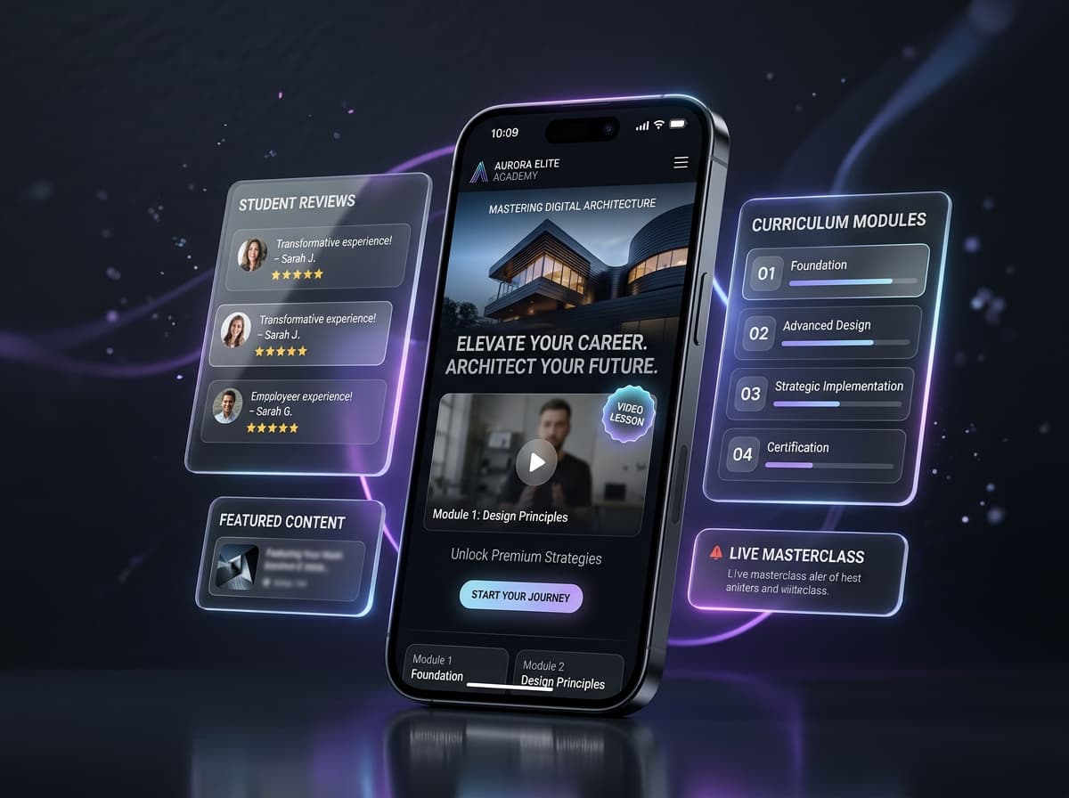 Oqy Course Sales Funnel Preview